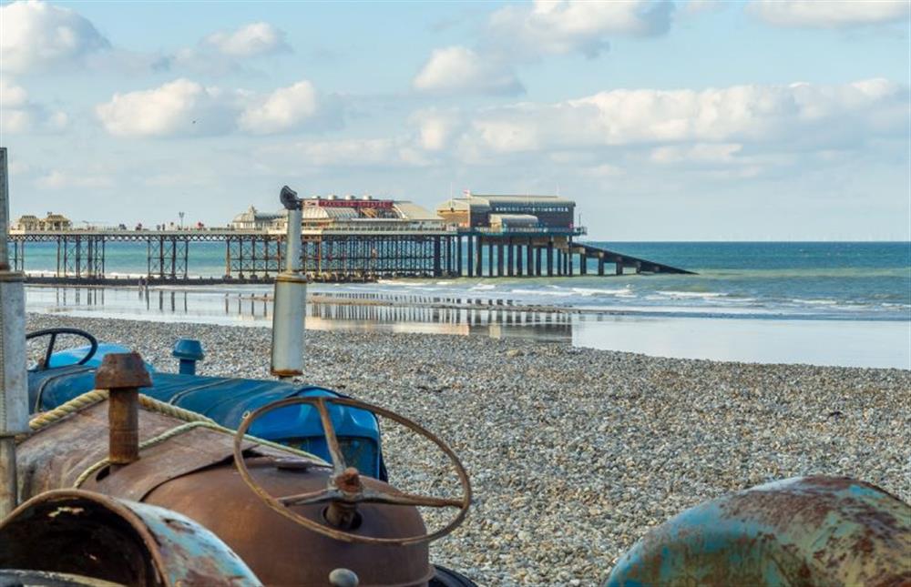 Cromer Pier, a two mile coastal walk from Overstrand at Birch Cottage, Northrepps near Cromer