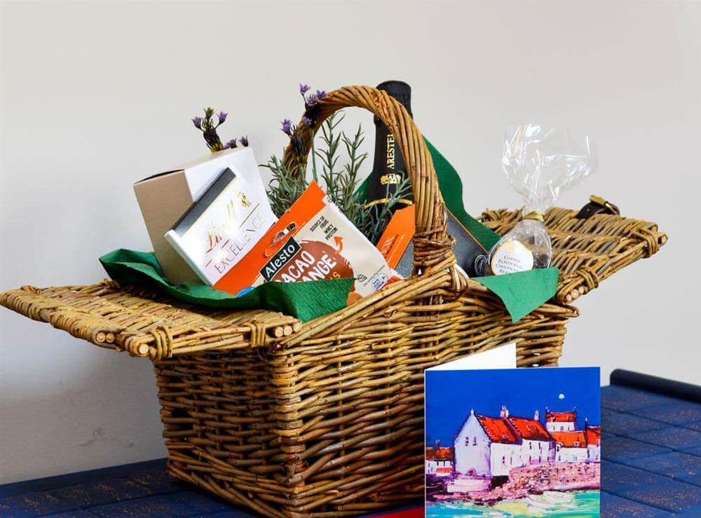 Welcome pack at Birch Tree Cottage in Edzell, near Brechin, Angus