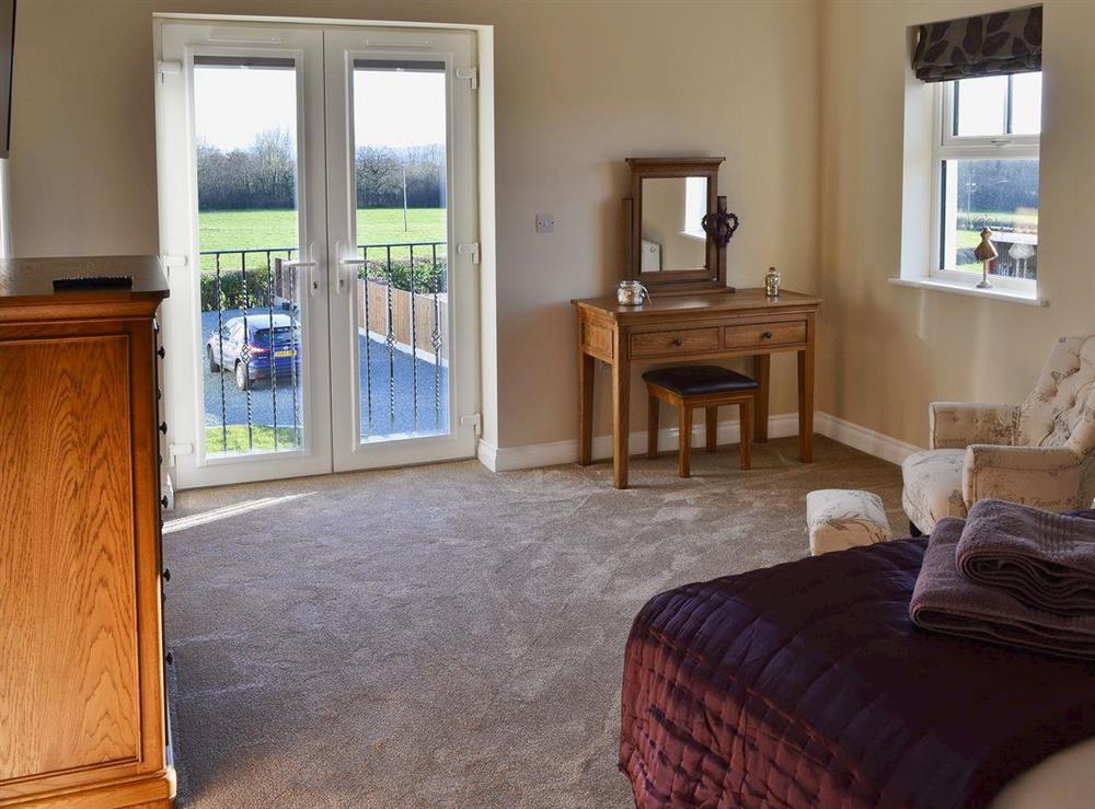 Double bedrooms with 6ft bed and Juliet balcony (photo 2) at Birchfield in Rhuallt, near St Asaph, Denbighshire