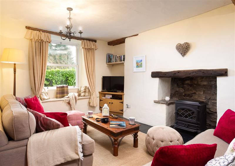 Relax in the living area at Birchmill Cottage, Crook