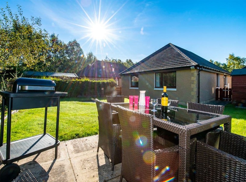 Garden at Birchwood Cottage in Aviemore, Inverness-Shire