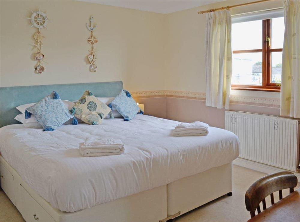 Double bedroom at Birchwood in Marhamchurch, near Bude, Cornwall