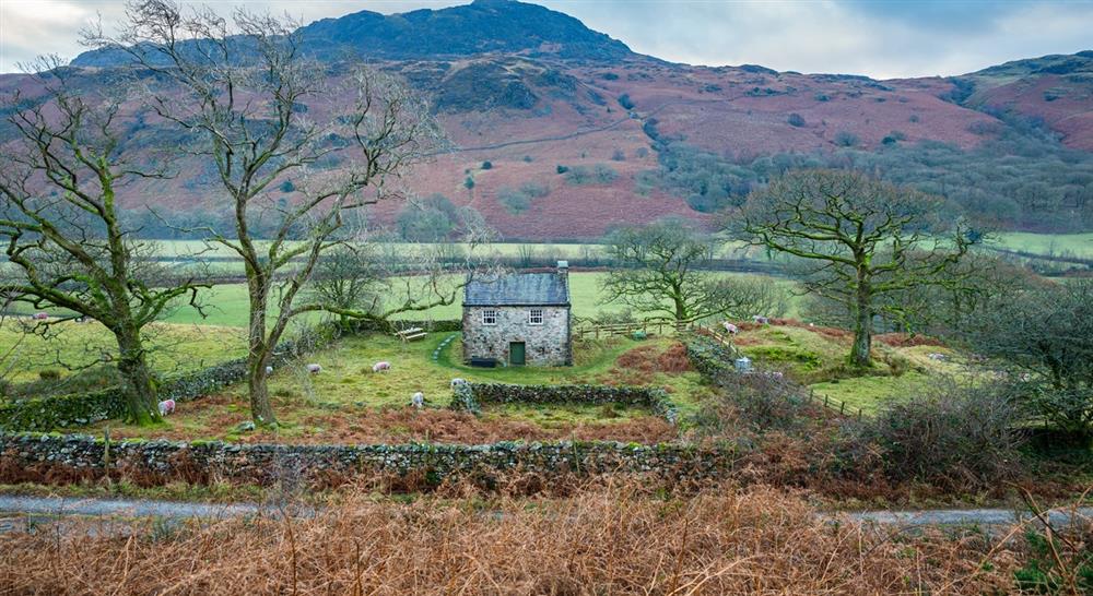 The exterior and surrounding area of Bird How, nr Gosforth, Eskdale, Holmrook, Lake District, Cumbria at Bird How in Holmrook, Cumbria