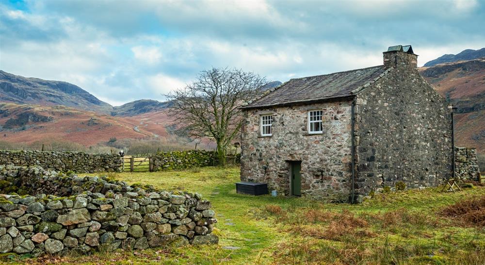 The exterior of Bird How, nr Gosforth, Eskdale, Lake District, Cumbria