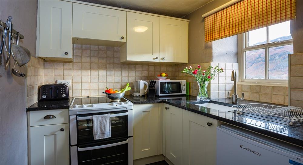 The kitchen at Bird How in Holmrook, Cumbria