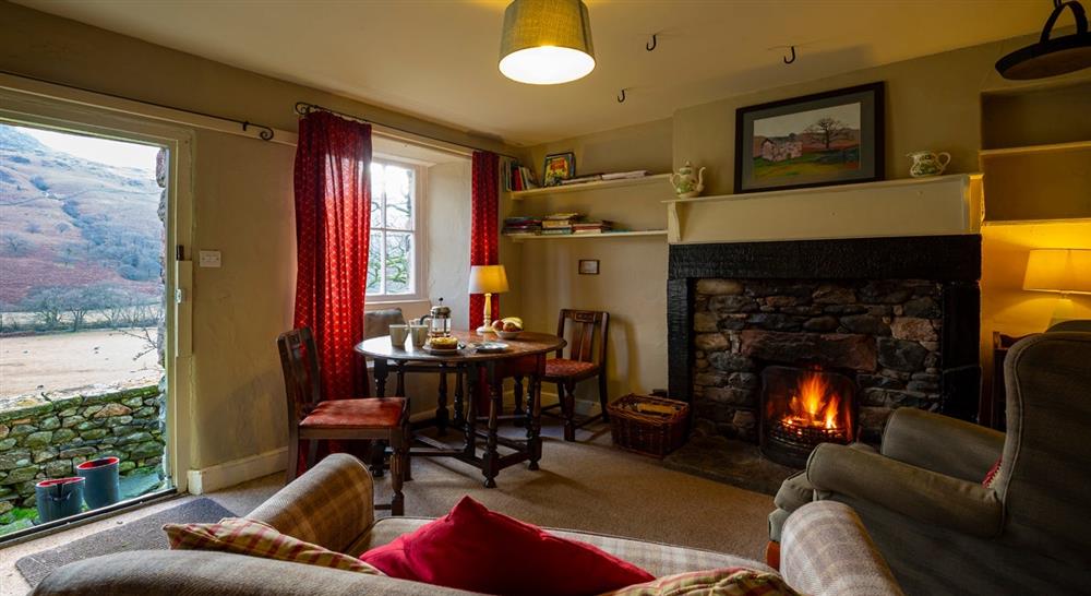 The sitting room at Bird How in Holmrook, Cumbria