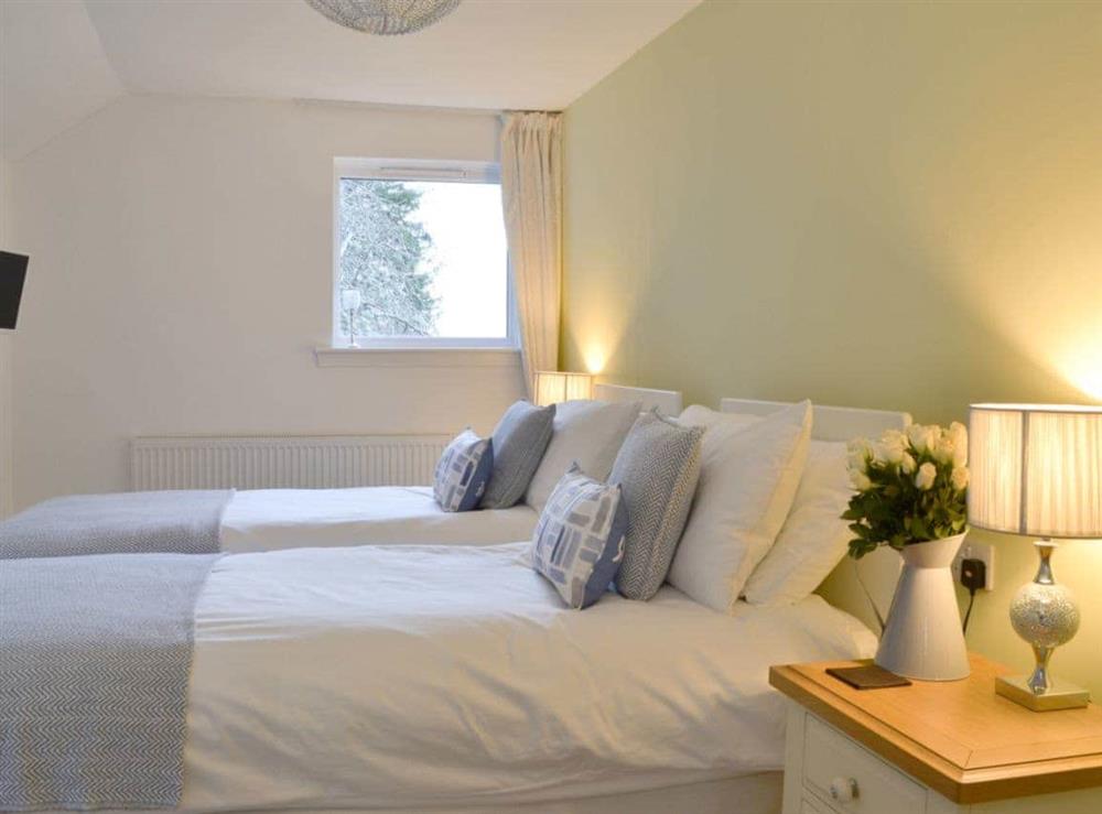 Comfy twin bedroom at Birdsong in Craigton, near Inverness, Highlands, Inverness-Shire