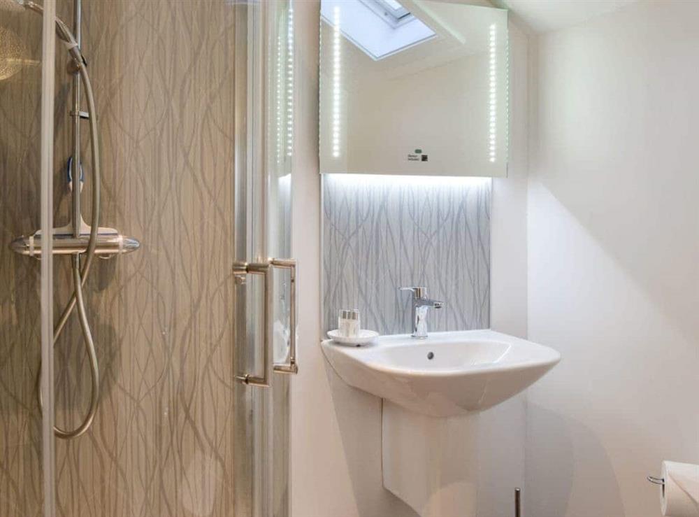 En-suite shower room at Birdsong in Craigton, near Inverness, Highlands, Inverness-Shire