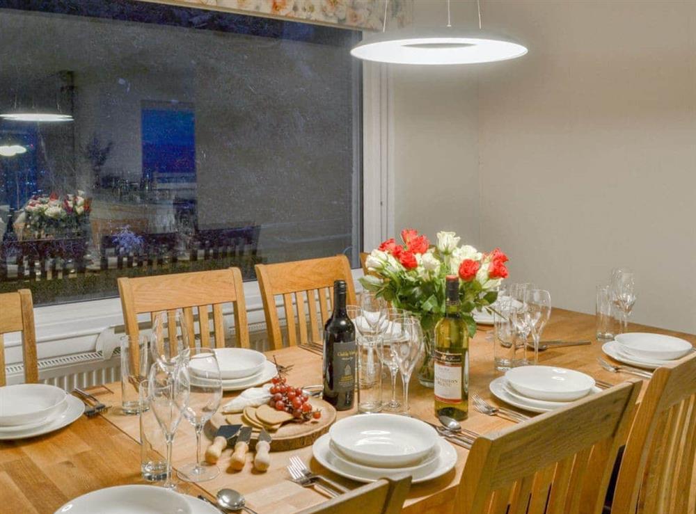 Ideal dining area at Birdsong in Craigton, near Inverness, Highlands, Inverness-Shire