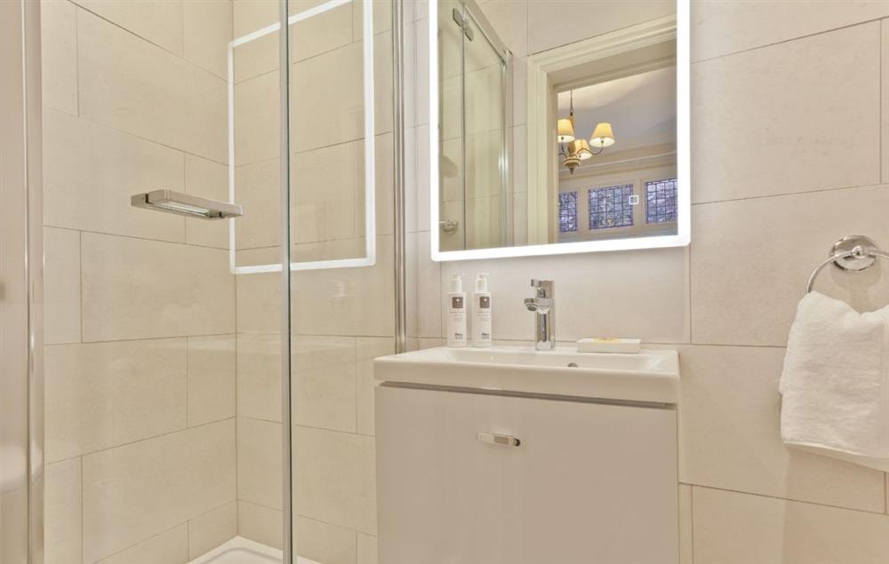 En-suite shower room at Birkdale House, Windermere