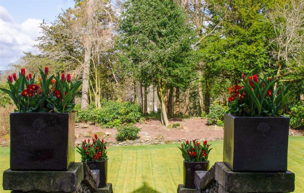 Stunning landscaping all around this beautiful property at Birkdale House, Windermere