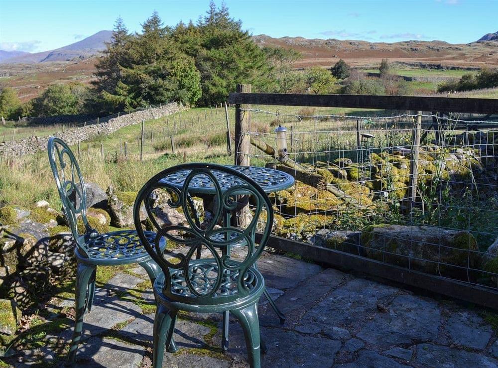 Take time to sit and enjoy the Lakeland views at Birkerthwaite Stable in Eskdale, Cumbria