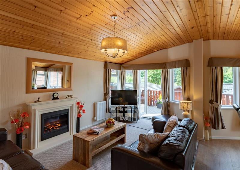 Relax in the living area at Birthwaite Lodge, Troutbeck