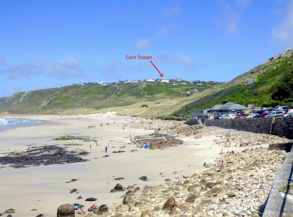 Location of the holiday homes at Bishop Rock in Sennen, Cornwall., Great Britain