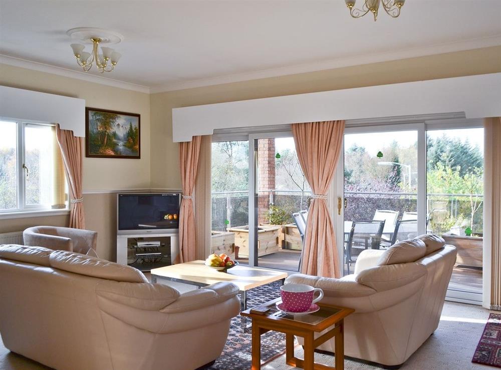 Living room/dining room at Bishops Hill View in Glenrothes, Fife