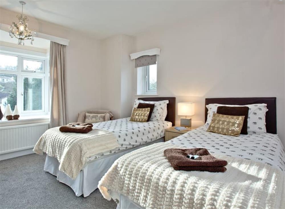 Comfortable twin bedroom at Bishopsgate in , Torquay