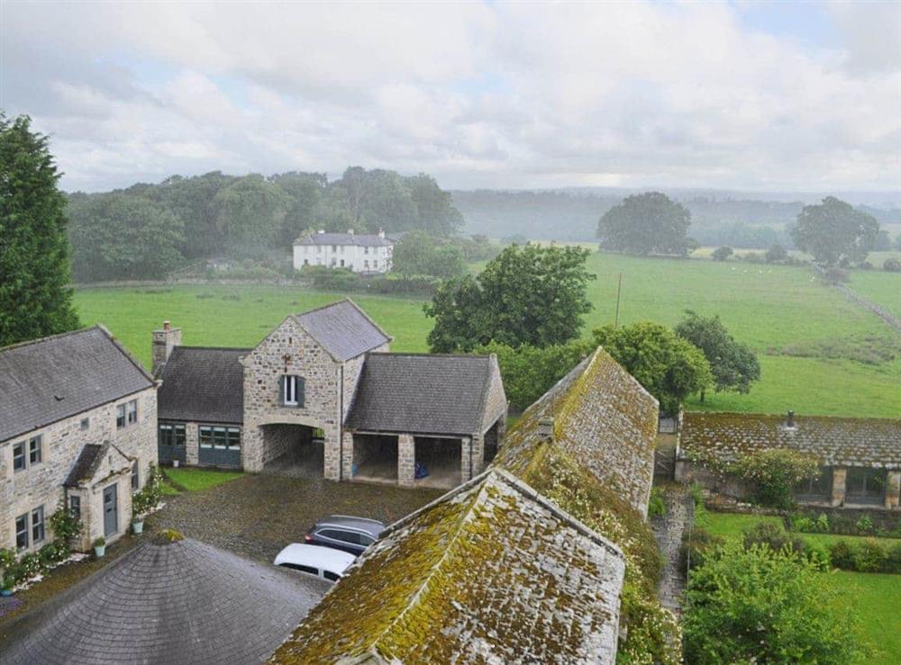 The property is the detached two storey building on the left at Tower Cottage, 