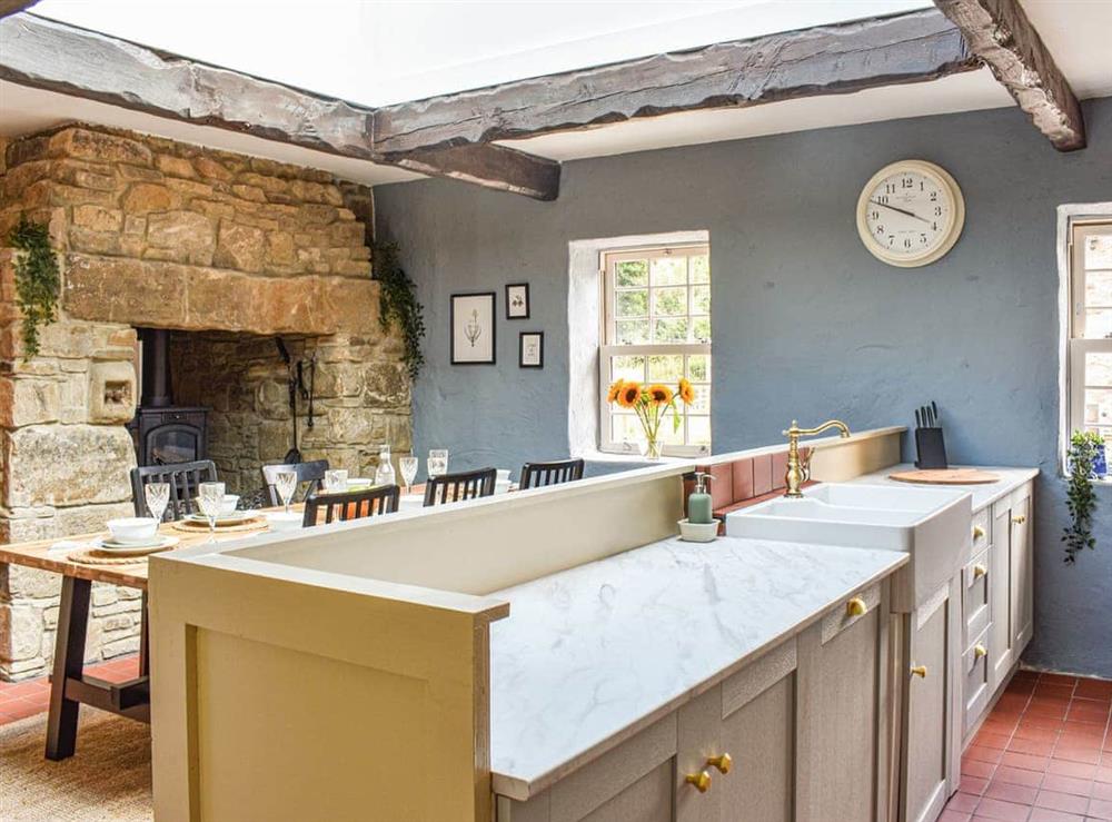 Kitchen/diner at Black Bee Cottage at Steelclose Mill in Lintzford, near Rowlands Gill, Tyne And Wear