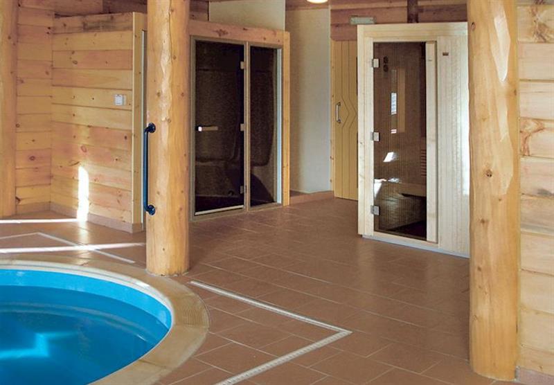 Sauna and steam rooms at Black Hall Lodges in Shropshire