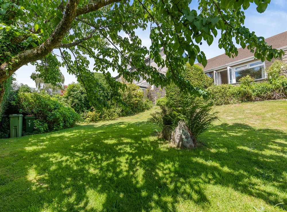 Garden at Black Hill View in Manaton, near Bovey Tracey, Devon