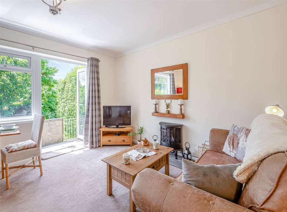 Living room/dining room at Black Hill View in Manaton, near Bovey Tracey, Devon