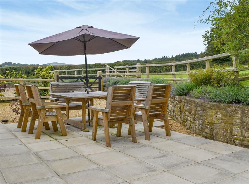 Patio at Black Lion Folly in Mold, Clwyd