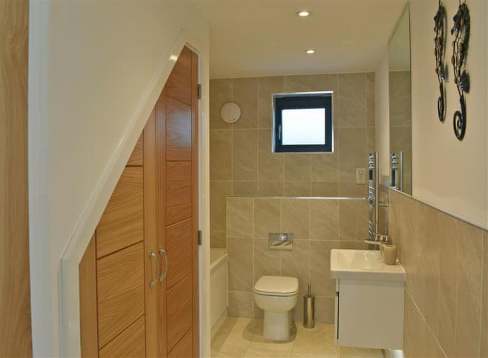 Bathroom at Black Sea Horse in Westward Ho!, Devon