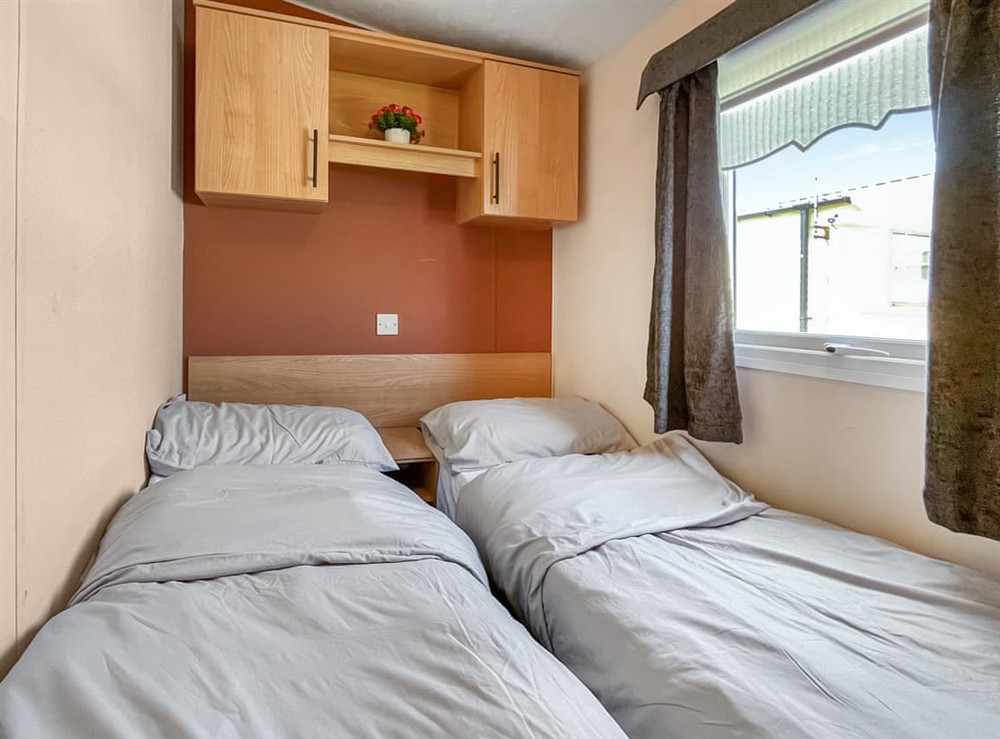Twin bedroom at Black Sheep Retreat in Rhyl, Denbighshire