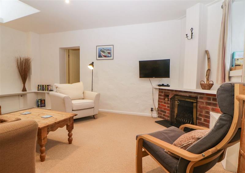 Relax in the living area at Blackberry Cottage, Slapton