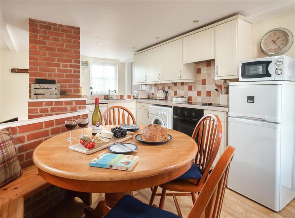 Open plan living space at Blackbird in Wooton Fitzpaine, near Charmouth, Dorset