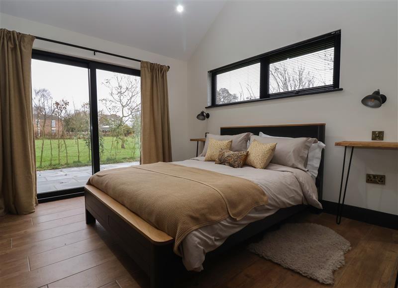 This is the bedroom at Blackcap, Huggate near Bishop Wilton