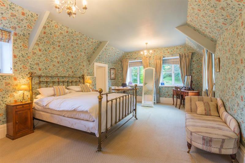Double bedroom at Blackdown Manor, Taunton, Somerset