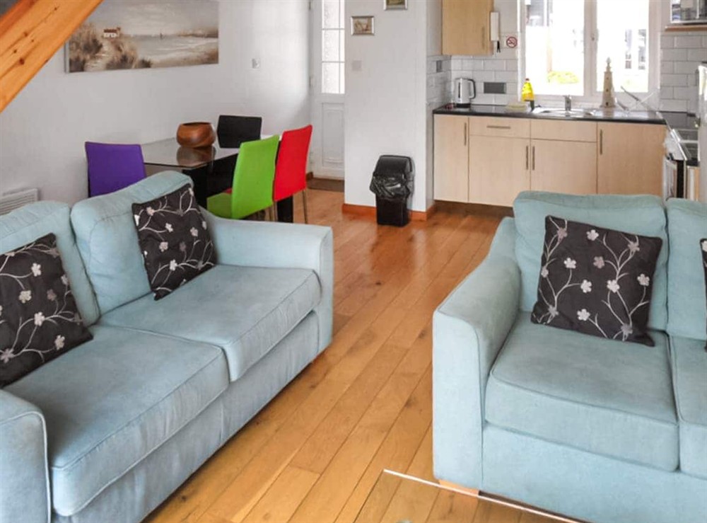 Open plan living space at Blackfriars in Wroxham, Norfolk