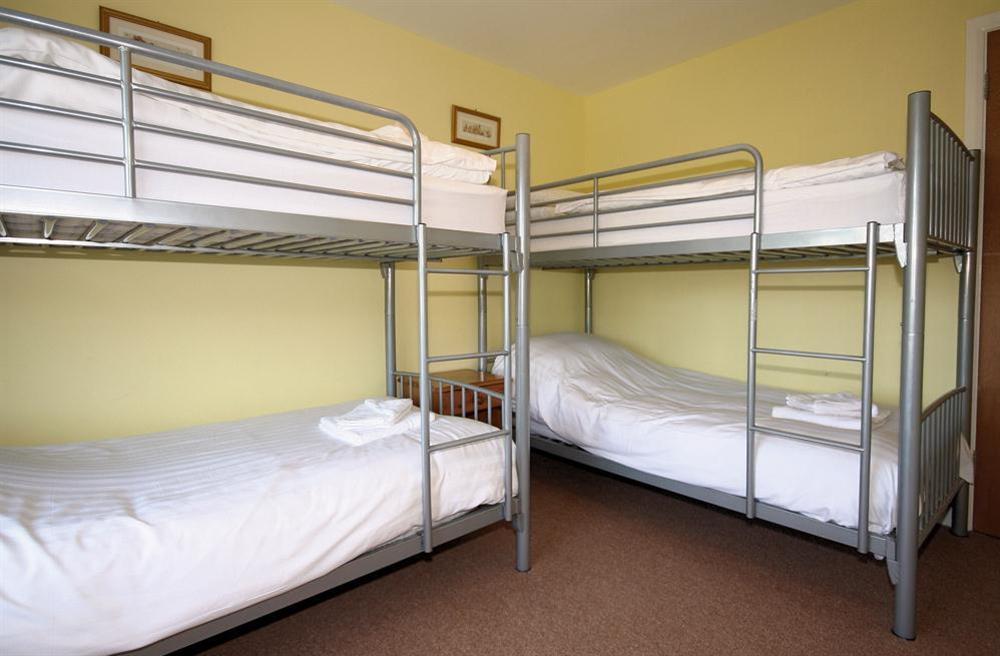 Bedroom 2 has two sets of bunk beds at Blackgate in 2 Mount Boone Way, Dartmouth