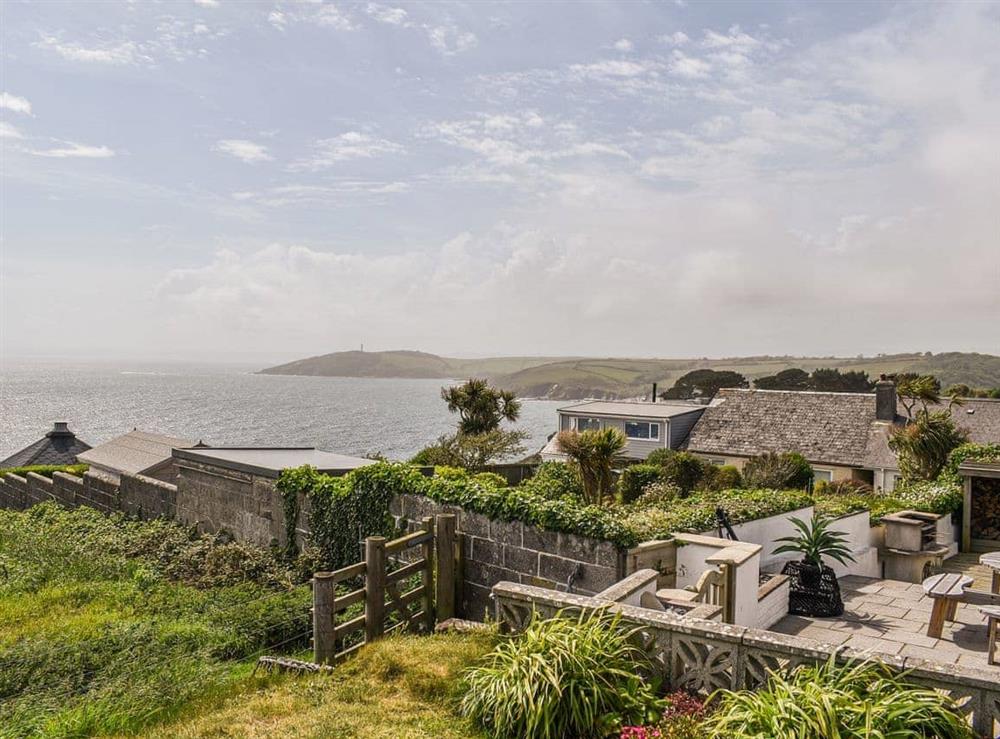 View at Blackhall in Fowey, South Cornwall, England