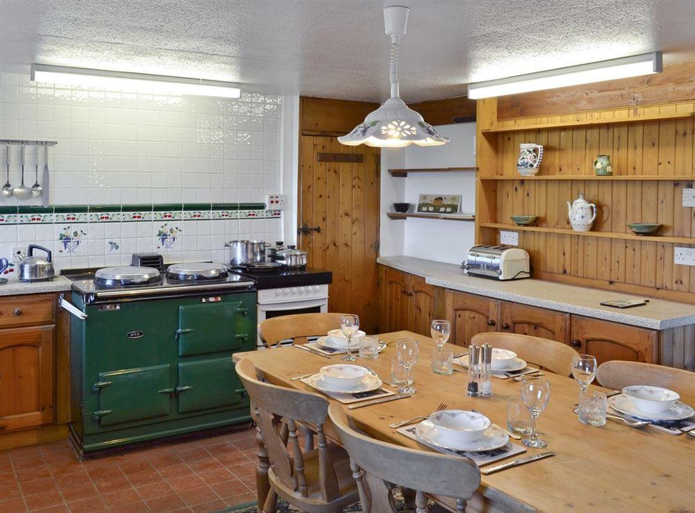 Kitchen/diner at Blackhill Gate Cottage in Kettlehulme, near Whaley Bridge, Derbyshire