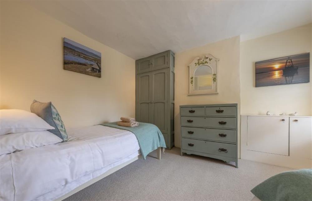 Bedroom three with 3’ twin beds at Blackhorse Cottage, Brancaster Staithe near Kings Lynn