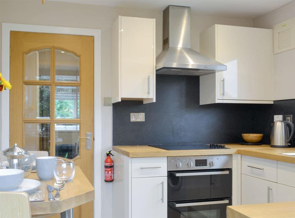 Kitchen at Blackmill Cottages No 2 in Taynuilt, near Oban, Argyll