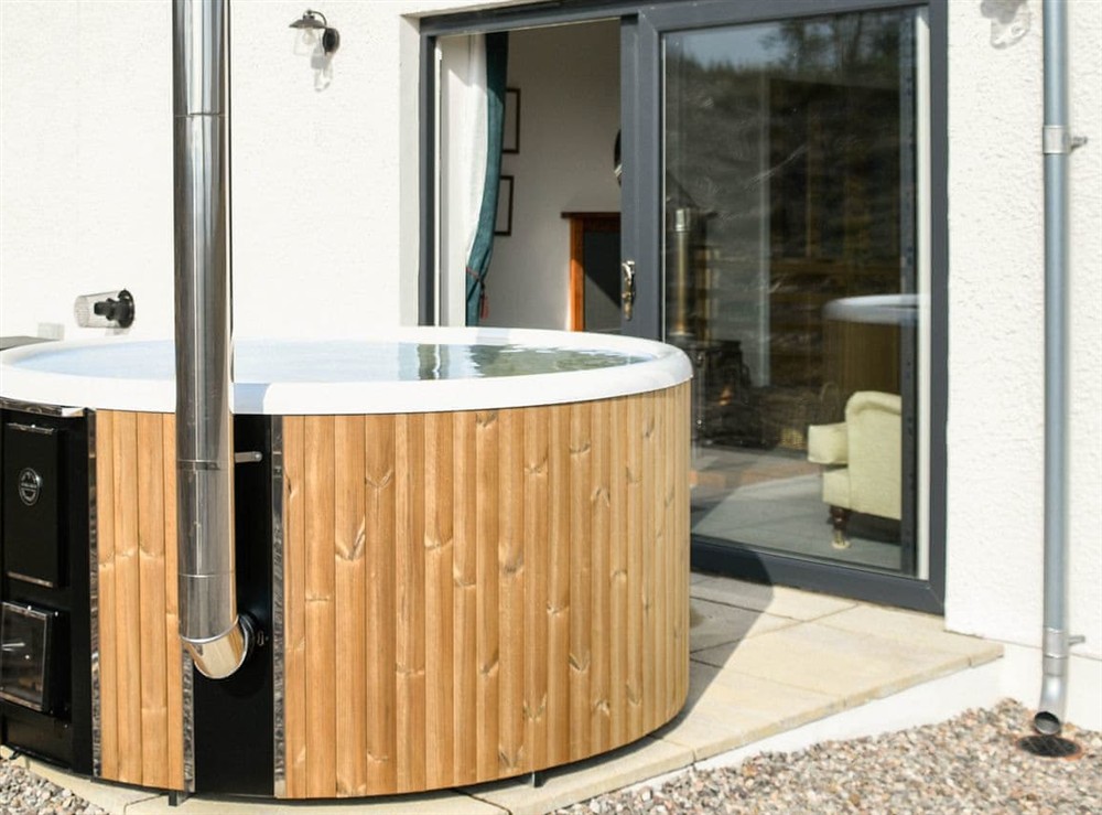 Hot tub at Blackmount in Oban, Argyll