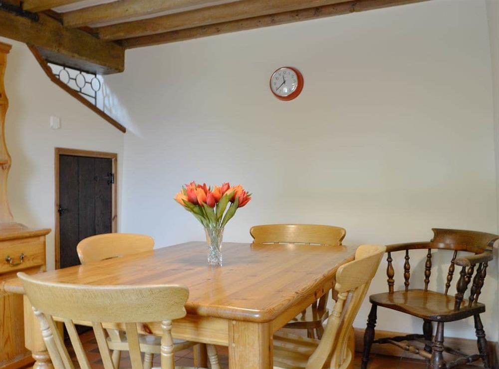 Idela dining area at Stable Cottage, 