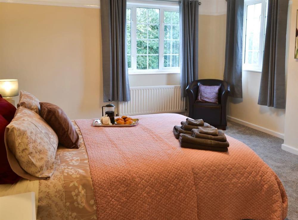 Double bedroom at Blackpool Farm Cottage in Longhorsley, near Morpeth, Northumberland