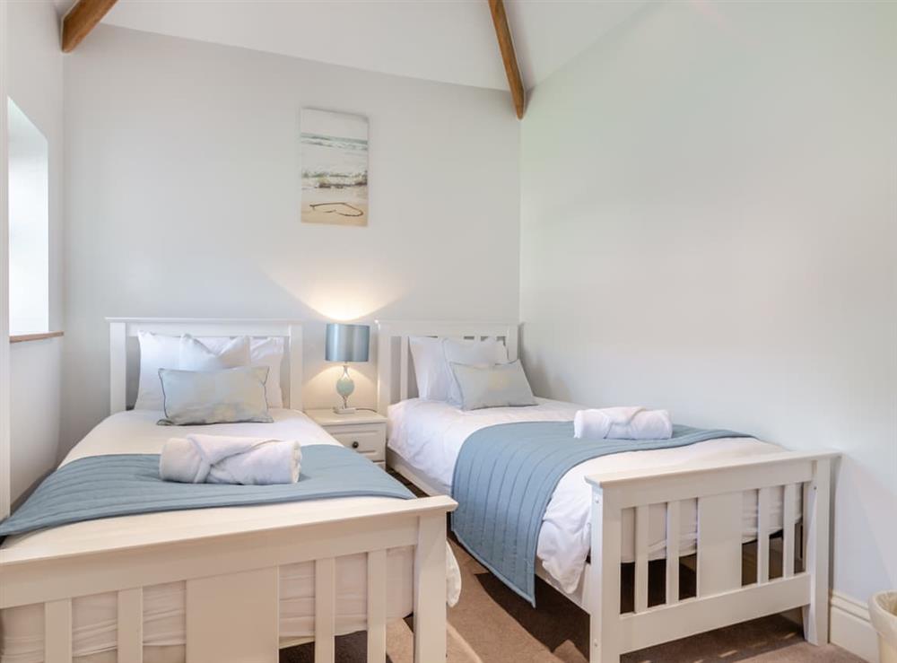 Twin bedroom at Blacksmiths Cottage in Balk, near Thirsk, North Yorkshire