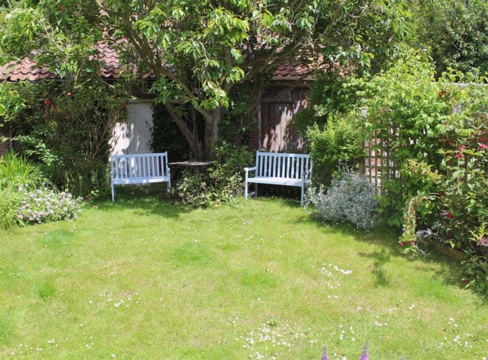 Garden at Blacksmiths Cottage in Stiffkey, Norfolk., Great Britain