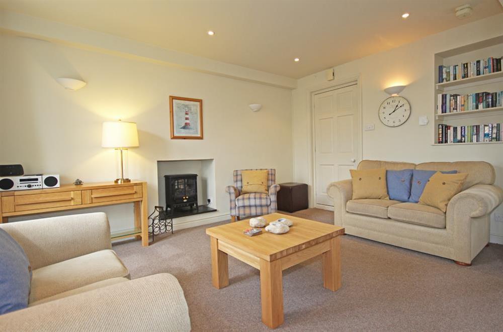Sitting room with comfortable seating for six (photo 2) at Blackstone Cottage in Devon Road, Salcombe