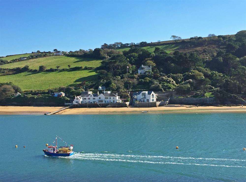 The sandy beaches of East Portlemouth (as seen from Salcombe) at Blackstone Cottage in Devon Road, Salcombe