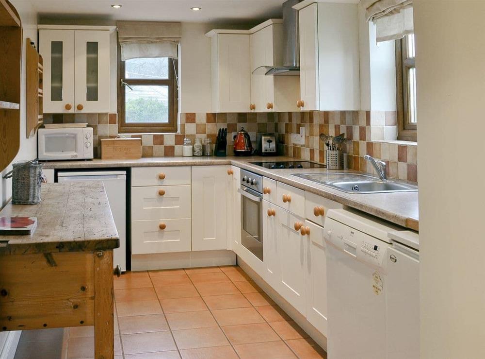 Attractive well equipped kitchen at Blackthorn Cottage in Norton Disney, near Newark, Lincolnshire