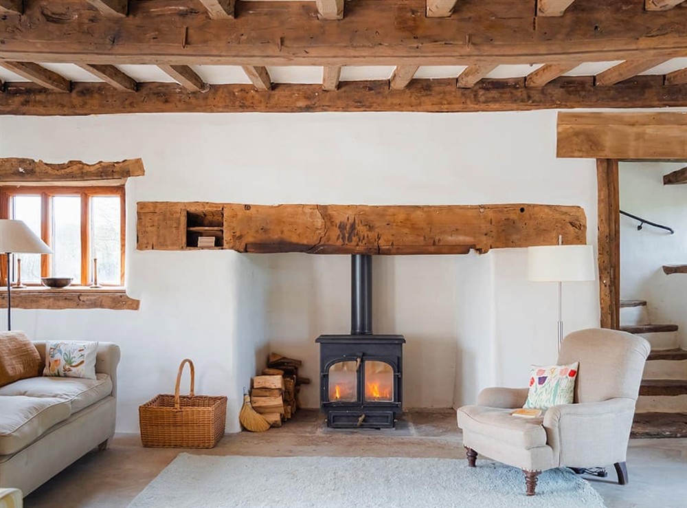 Living area at Blaenau in Boughrood Brecon, Powys
