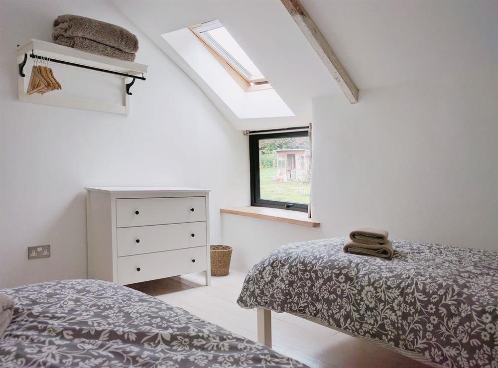 Ground floor twin bedded room at Cherry Cottage, 