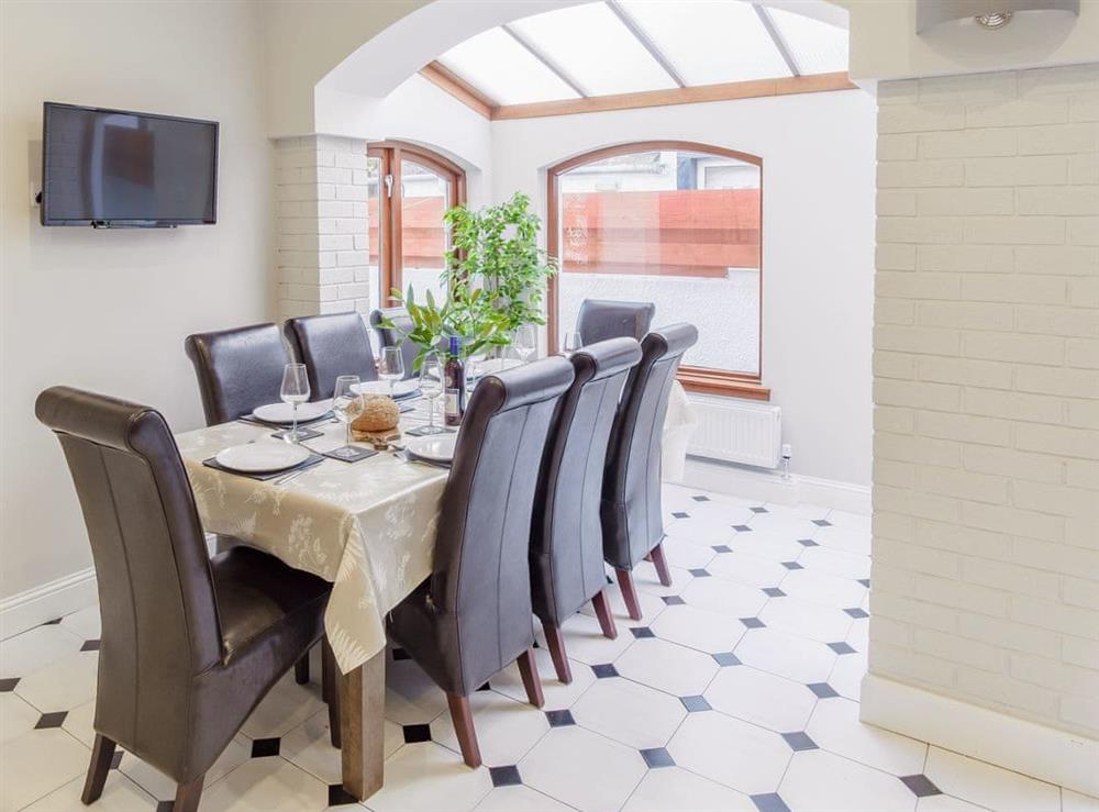 Ideal dining area at Blair Terrace in Portpatrick, near Stranraer, Dumfries and Galloway, Wigtownshire