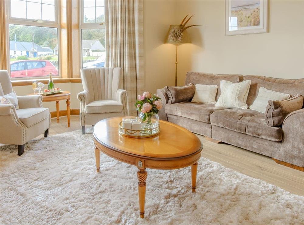 Well presented living room at Blair Terrace in Portpatrick, near Stranraer, Dumfries and Galloway, Wigtownshire